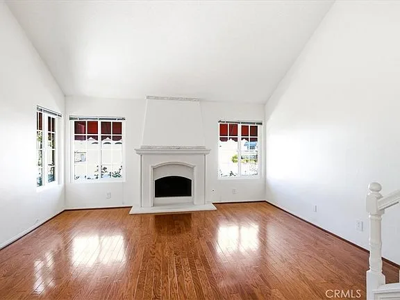 Upstairs room with fireplace at 28391 Borgona